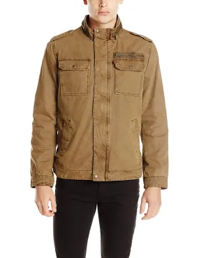 Levi's Men's Washed Cotton Two Pocket Military Jacket
