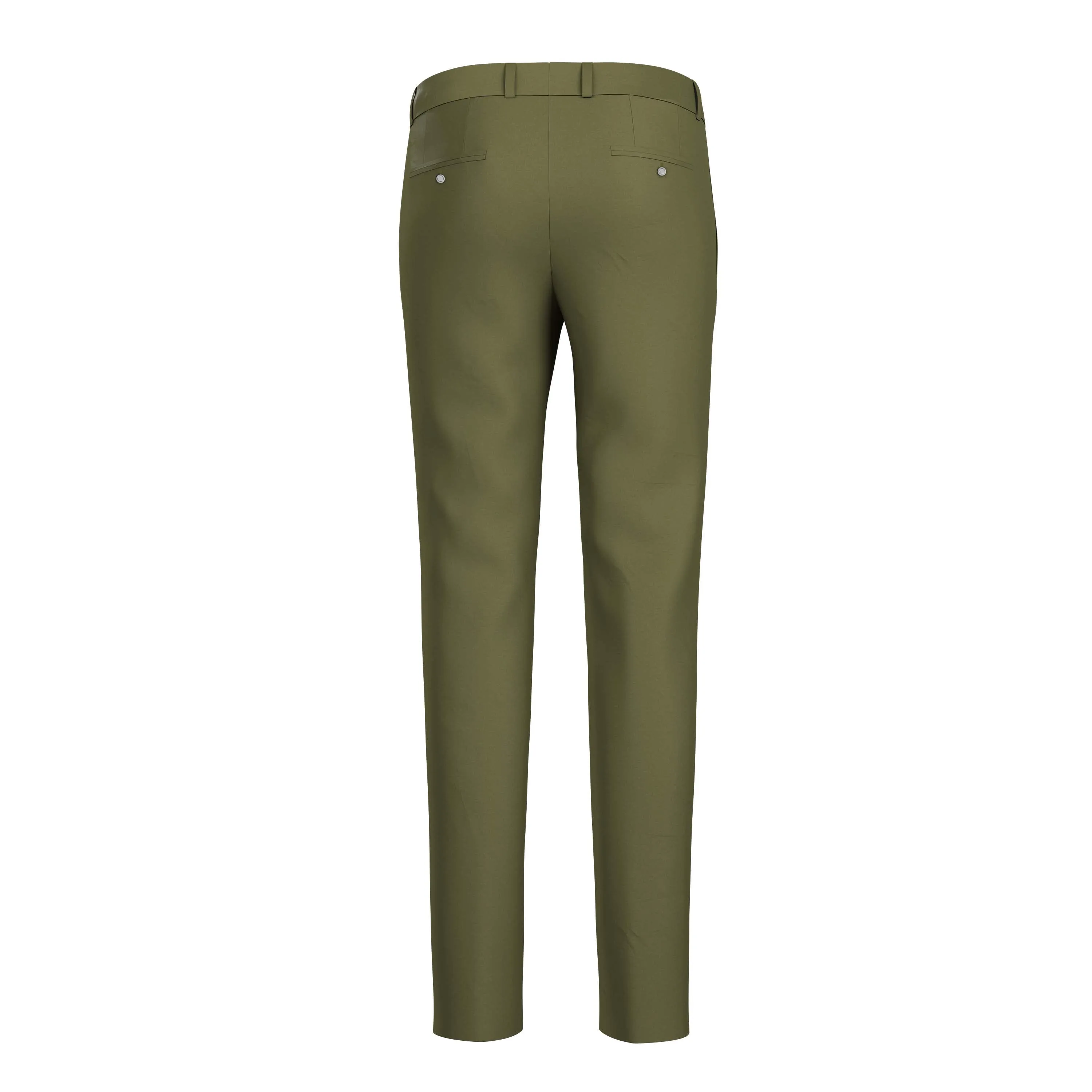 Matcha Latte Green Cotton Chinos
