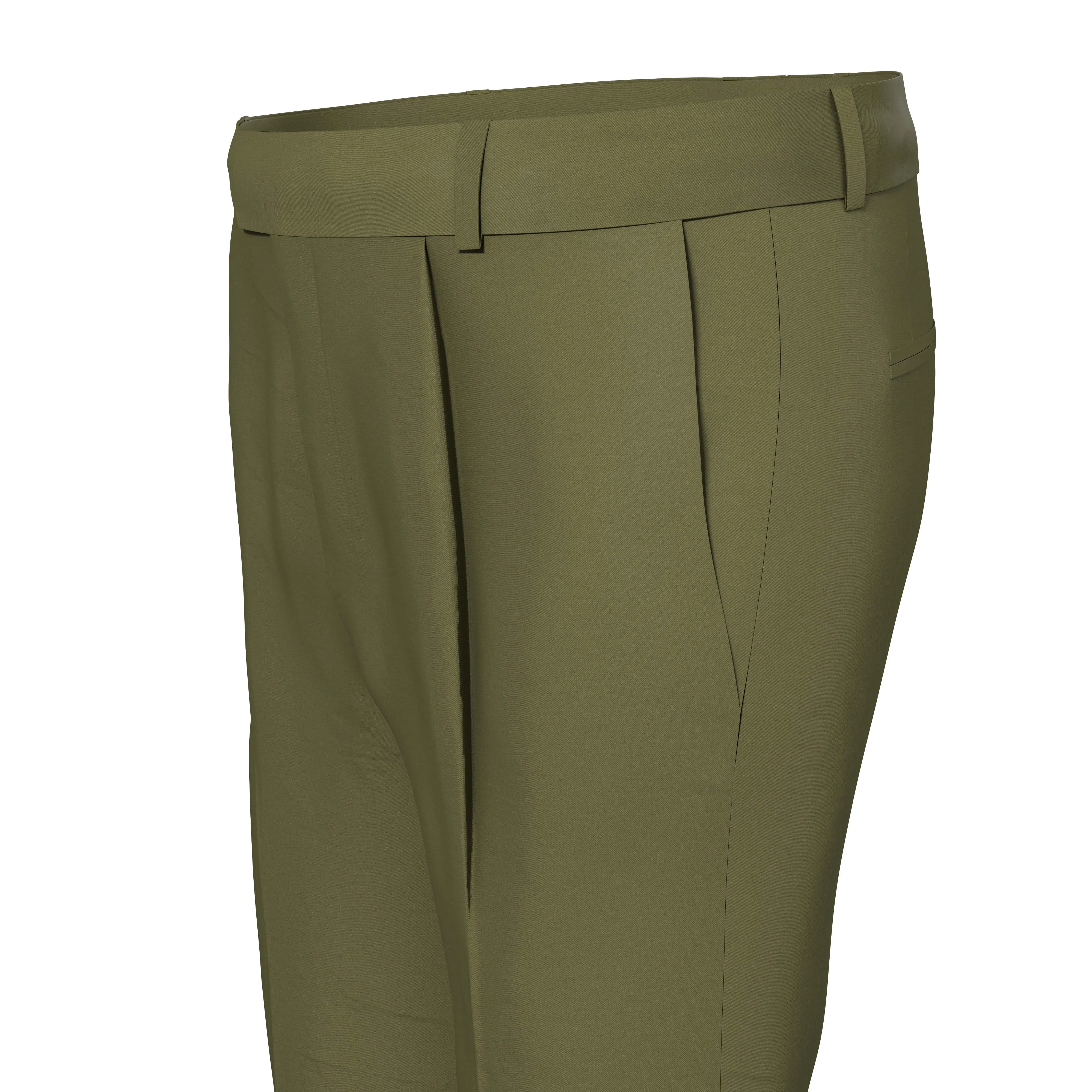 Matcha Latte Green Cotton Chinos