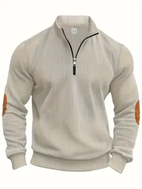 Men's Classic Quarter-Zip Sweater