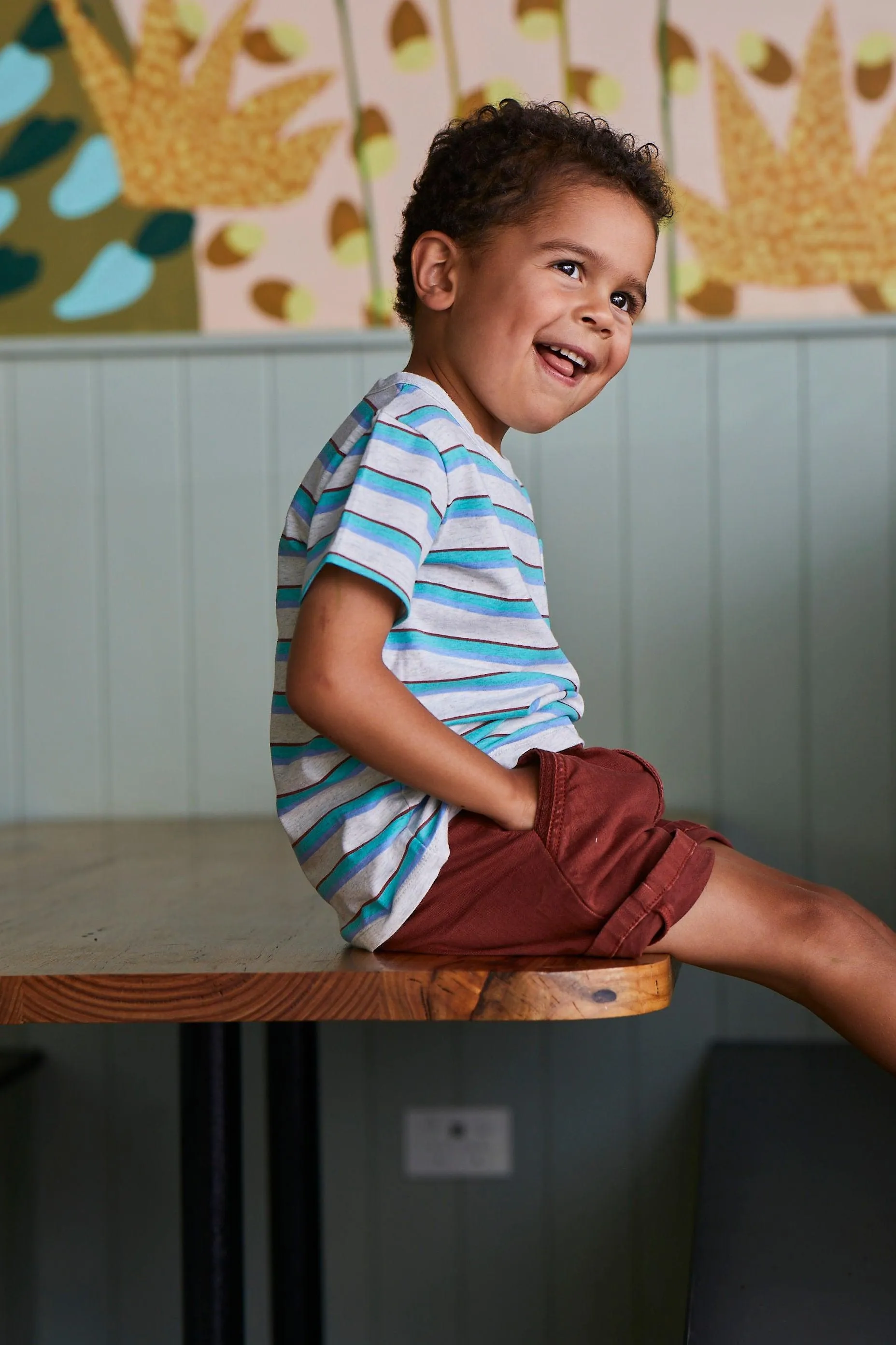 MILKY COPPER CHINO SHORT