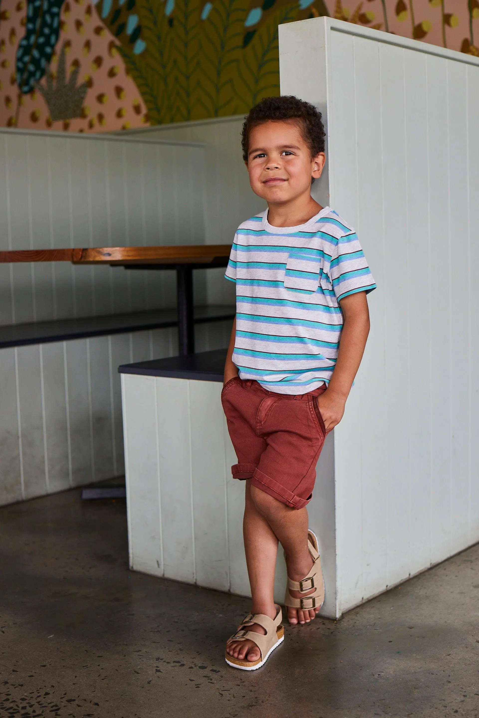 MILKY COPPER CHINO SHORT
