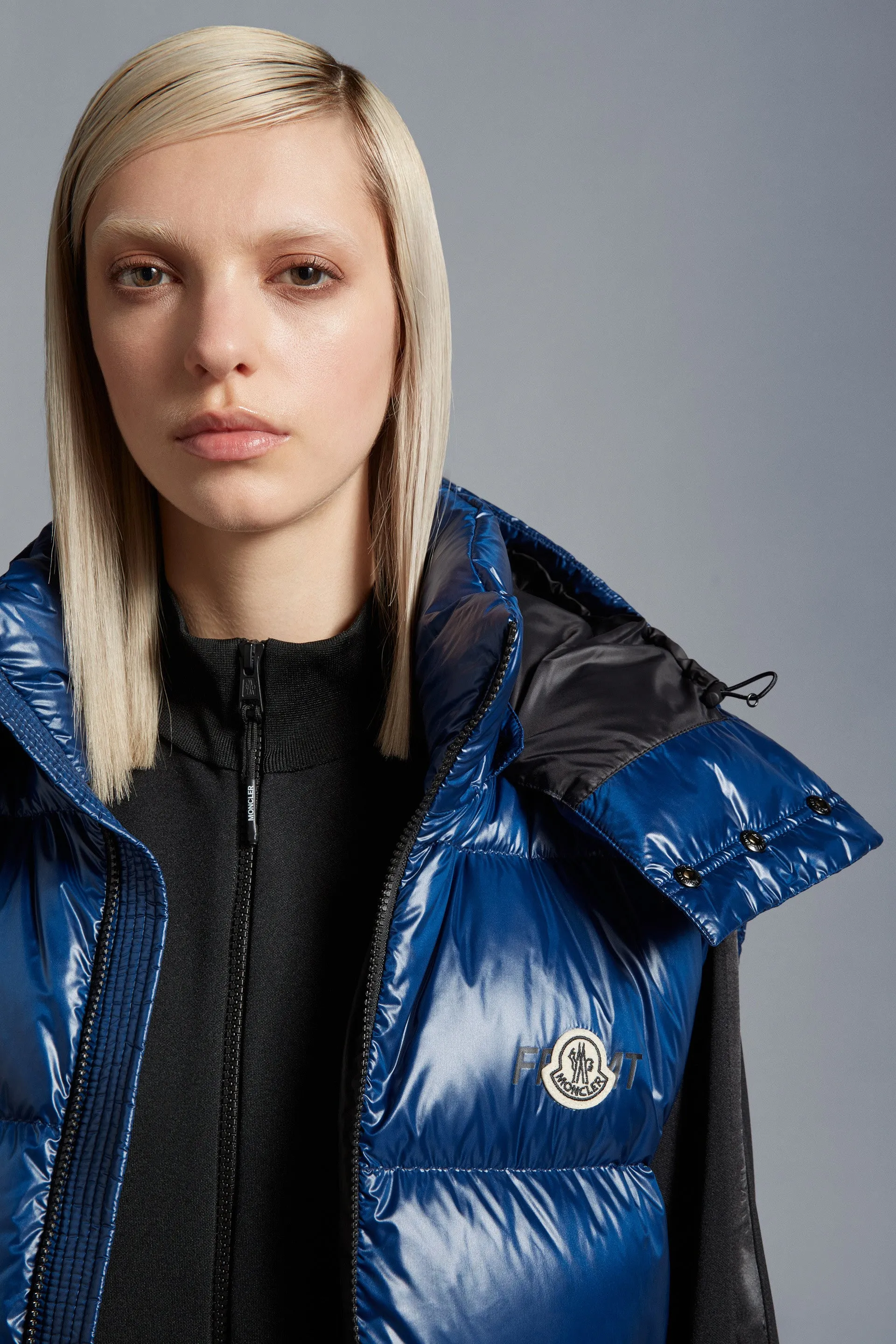 MONCLER GENIUS X 7 MONCLER FRGMT HIROSHI FUJIWARA Marsh Down Vest Blue