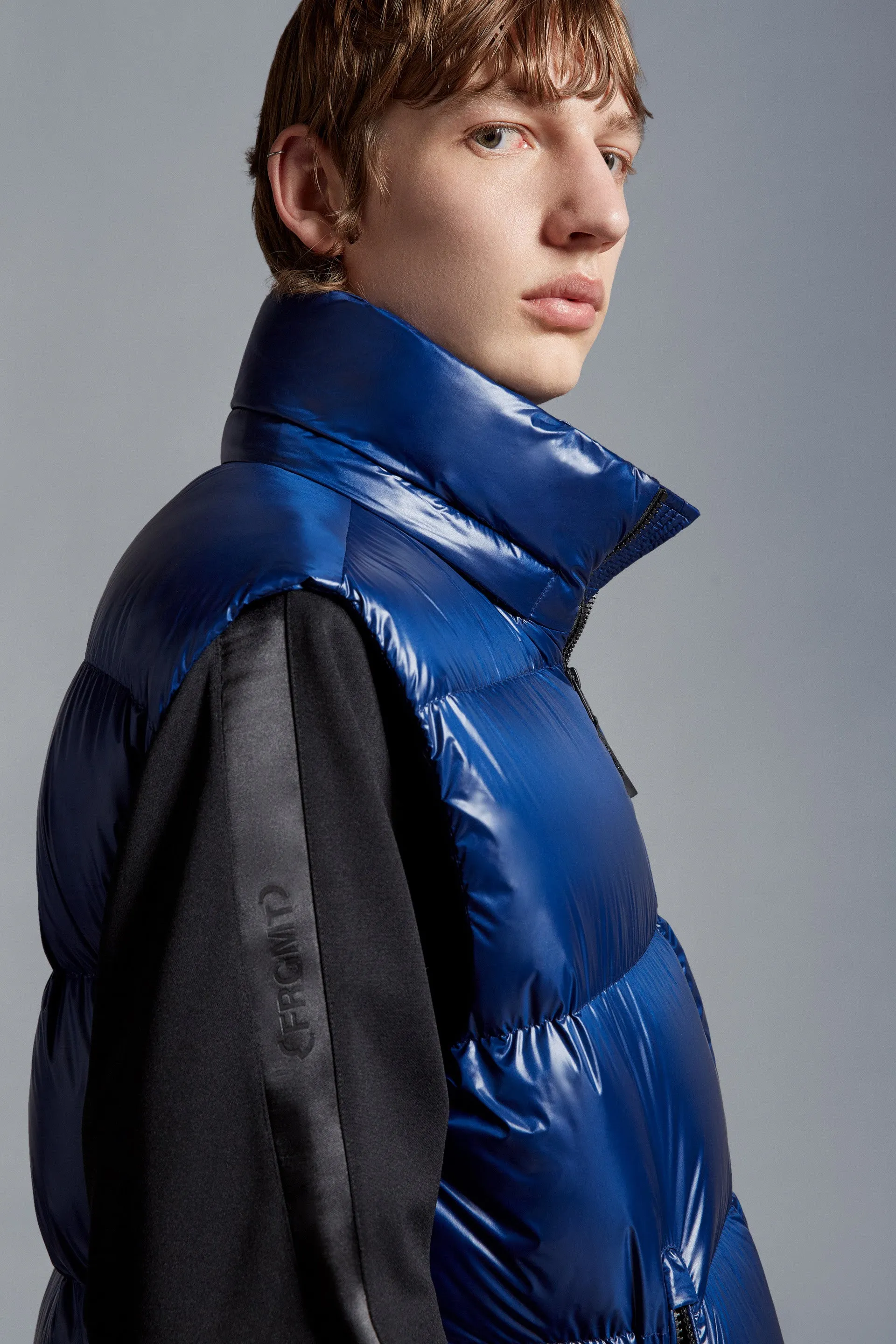 MONCLER GENIUS X 7 MONCLER FRGMT HIROSHI FUJIWARA Marsh Down Vest Blue