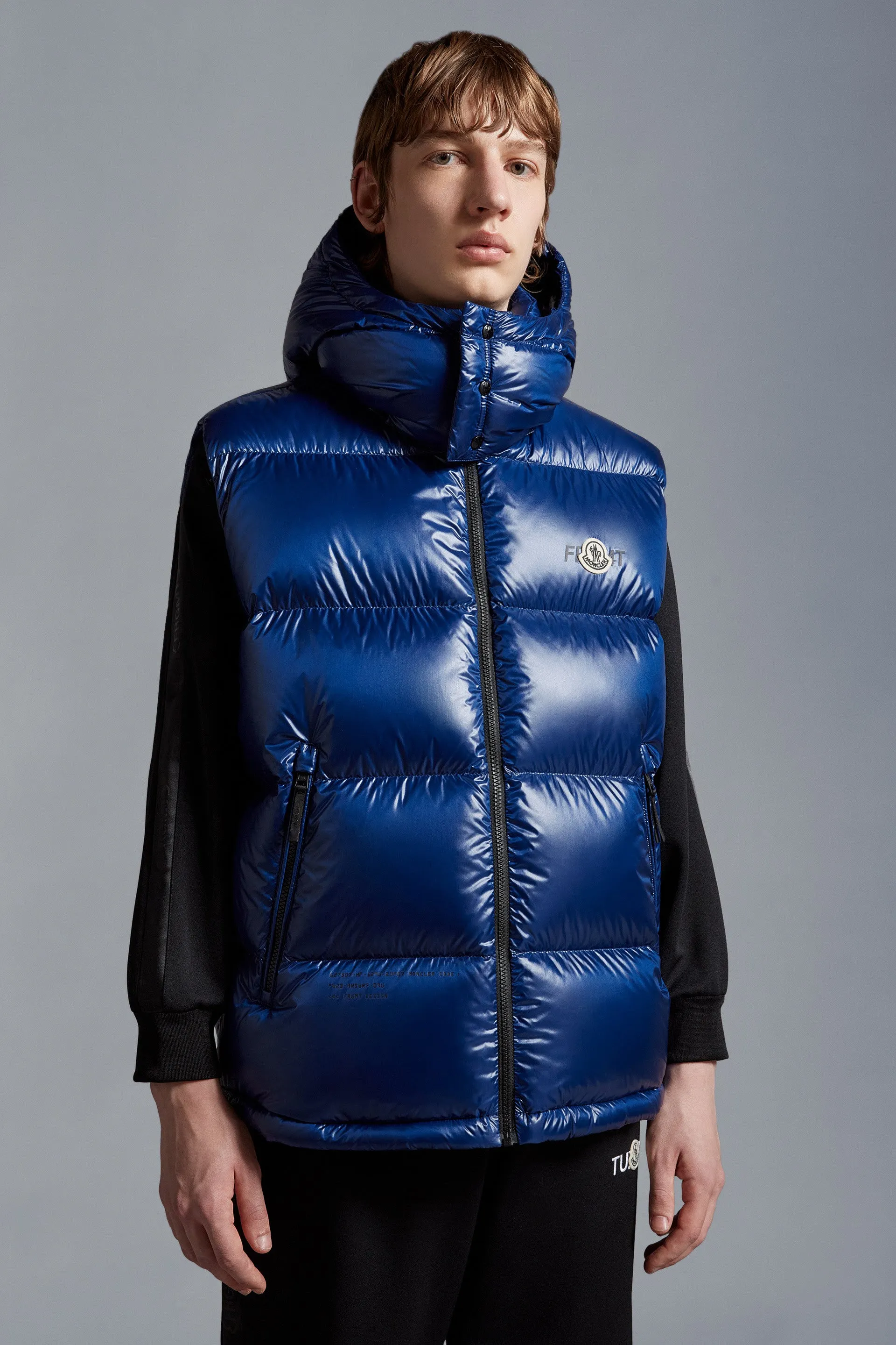 MONCLER GENIUS X 7 MONCLER FRGMT HIROSHI FUJIWARA Marsh Down Vest Blue