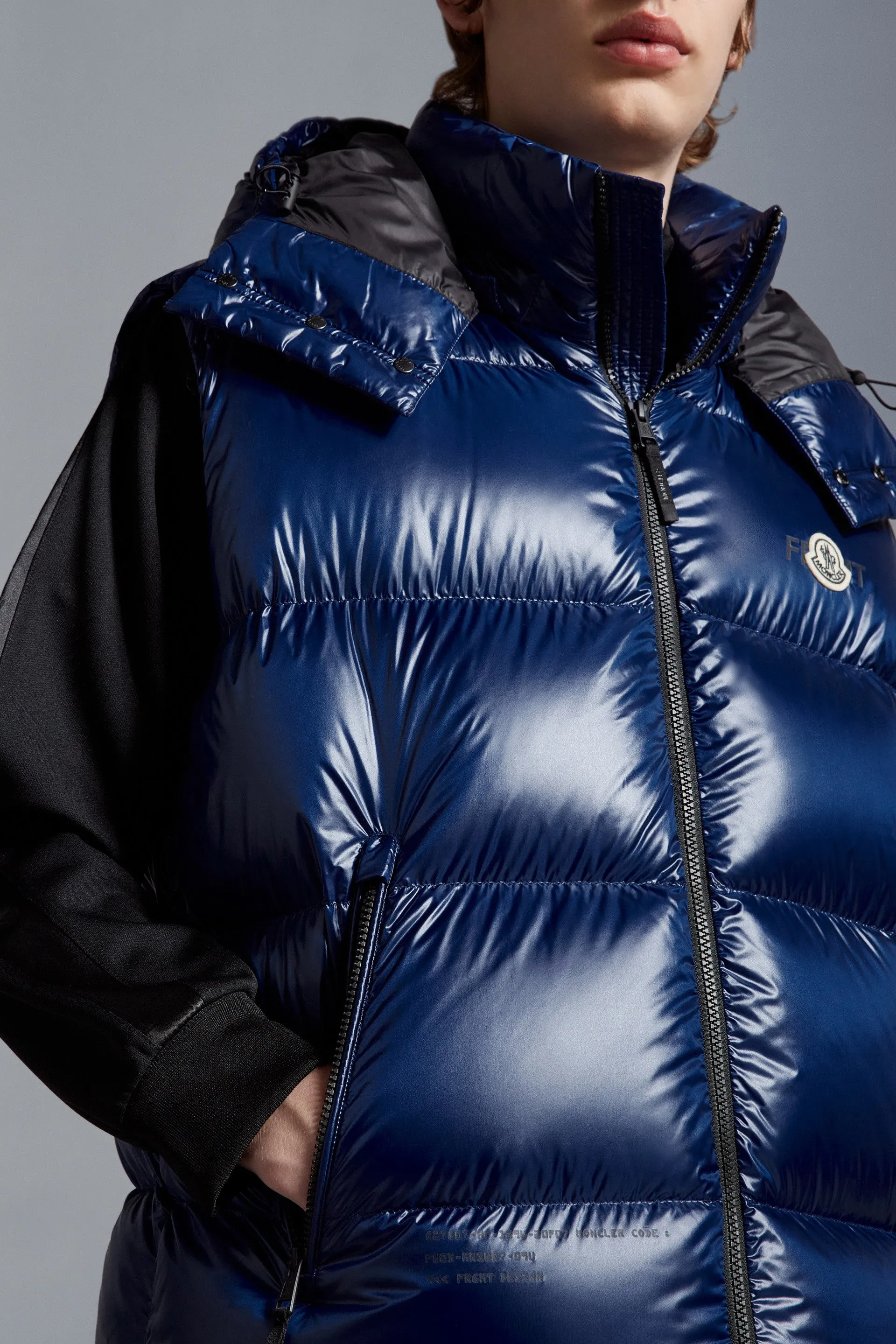 MONCLER GENIUS X 7 MONCLER FRGMT HIROSHI FUJIWARA Marsh Down Vest Blue