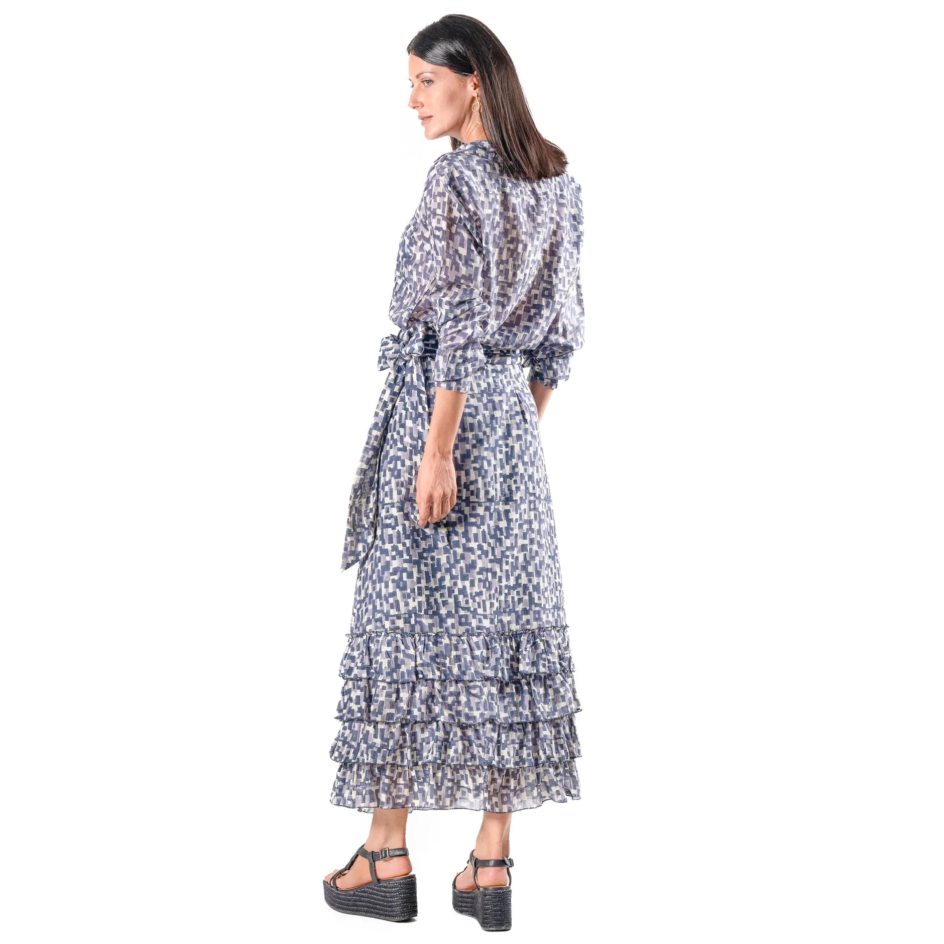 MORTICIA GREY SKIRT