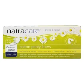 Natracare Organic Cotton Panty Liners Ultra Thin 22 Pads