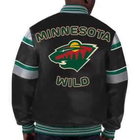NHL Minnesota Wild Leather Jacket by TJS