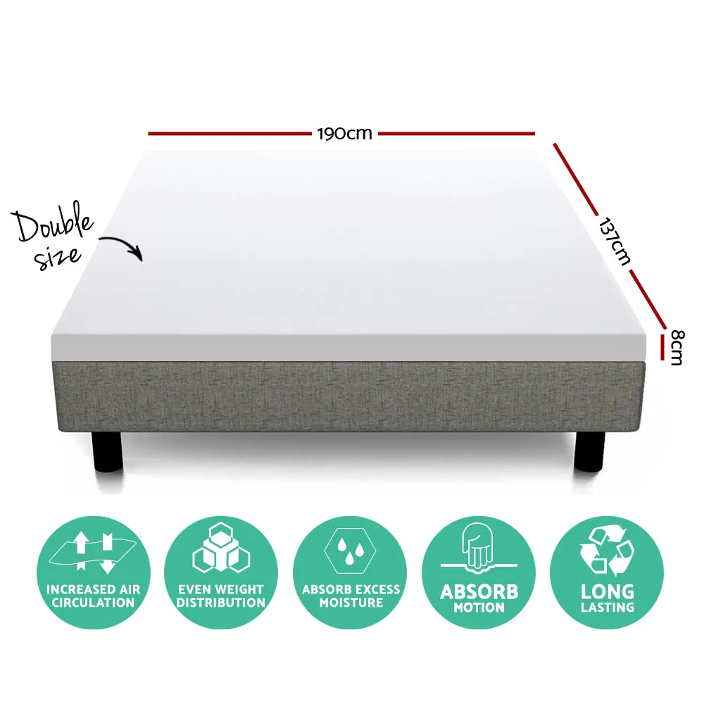 NNEDSZ  Bedding Double Size Dual Layer Cool Gel Memory Foam Topper