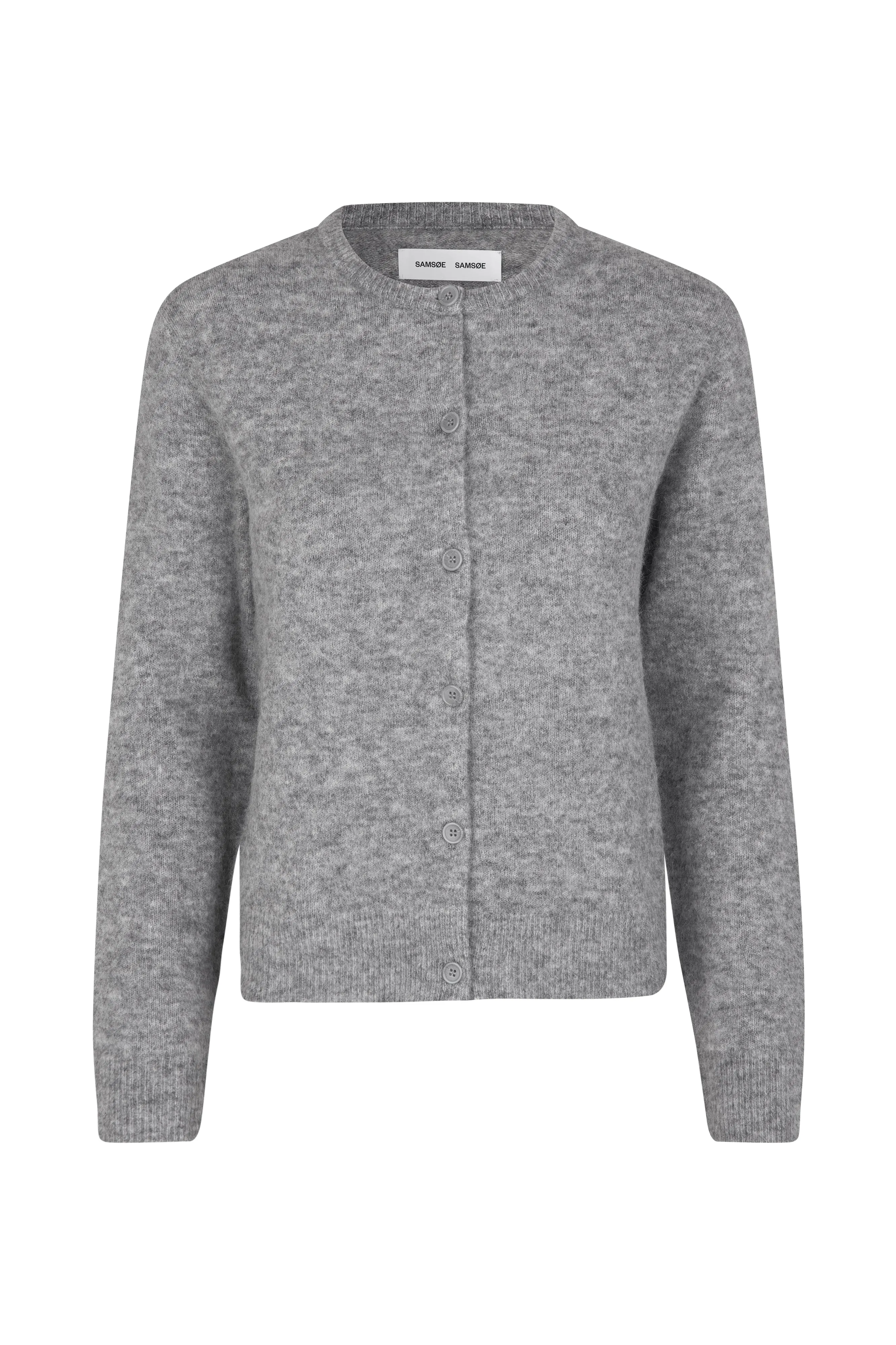 Nor Short Cardigan - Grey Melange