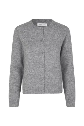 Nor Short Cardigan - Grey Melange