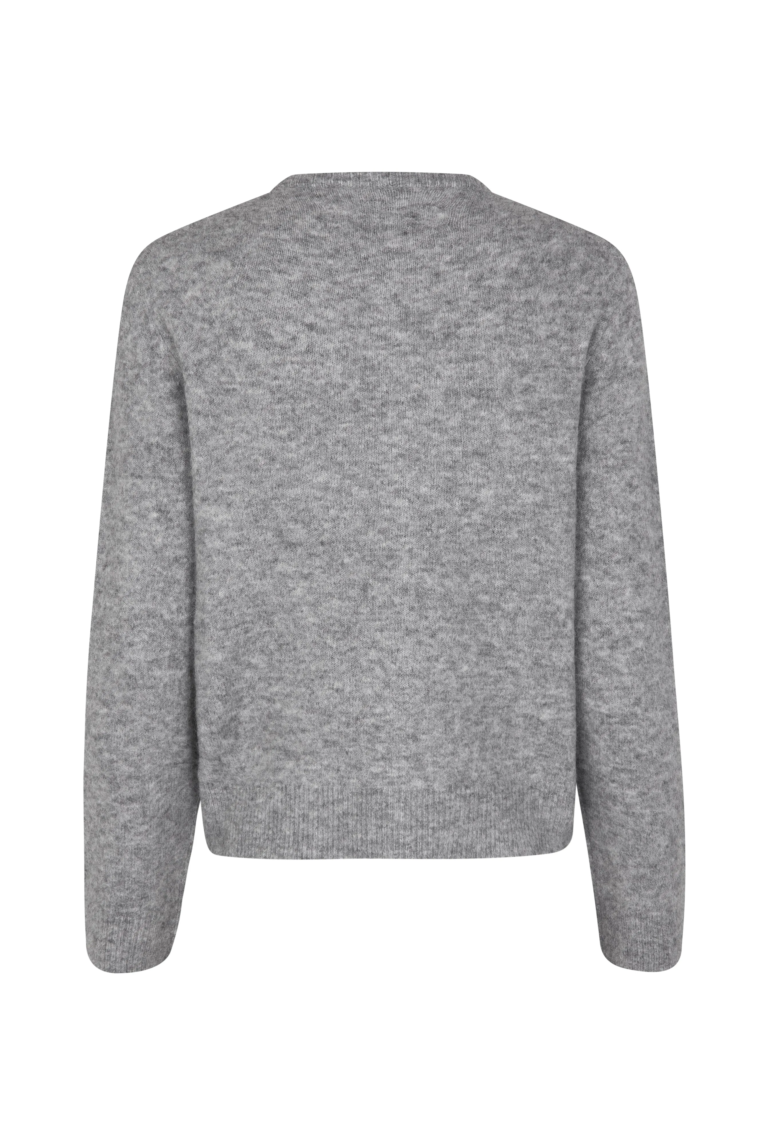 Nor Short Cardigan - Grey Melange