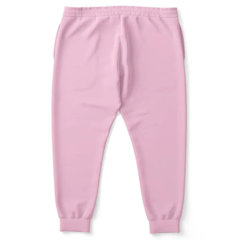 Pale Pastel Magenta Joggers | Unisex | with PLUS sizes | Bright Pale Pastel Magenta | C0M30Y0K0
