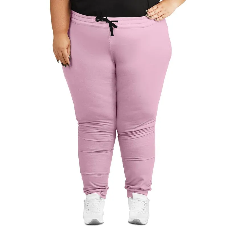 Pale Pastel Magenta Joggers | Unisex | with PLUS sizes | Bright Pale Pastel Magenta | C0M30Y0K0
