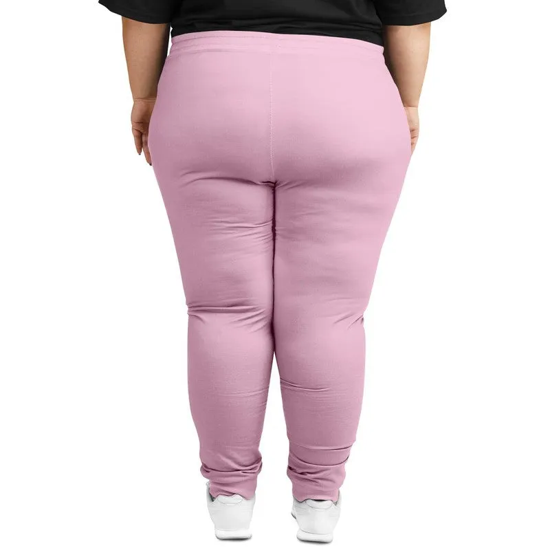 Pale Pastel Magenta Joggers | Unisex | with PLUS sizes | Bright Pale Pastel Magenta | C0M30Y0K0