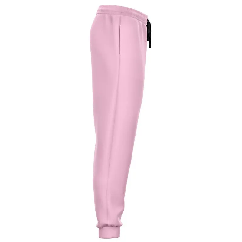 Pale Pastel Magenta Joggers | Unisex | with PLUS sizes | Bright Pale Pastel Magenta | C0M30Y0K0