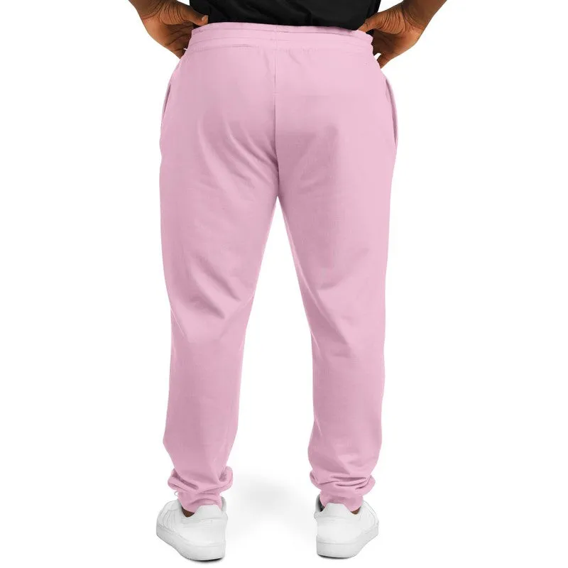 Pale Pastel Magenta Joggers | Unisex | with PLUS sizes | Bright Pale Pastel Magenta | C0M30Y0K0
