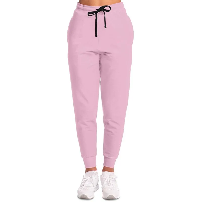 Pale Pastel Magenta Joggers | Unisex | with PLUS sizes | Bright Pale Pastel Magenta | C0M30Y0K0