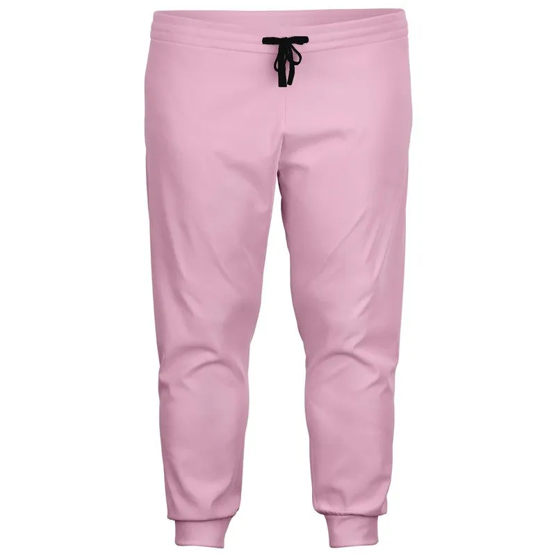 Pale Pastel Magenta Joggers | Unisex | with PLUS sizes | Bright Pale Pastel Magenta | C0M30Y0K0