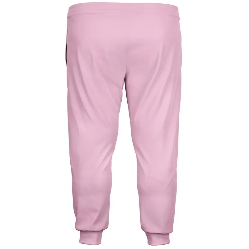 Pale Pastel Magenta Joggers | Unisex | with PLUS sizes | Bright Pale Pastel Magenta | C0M30Y0K0