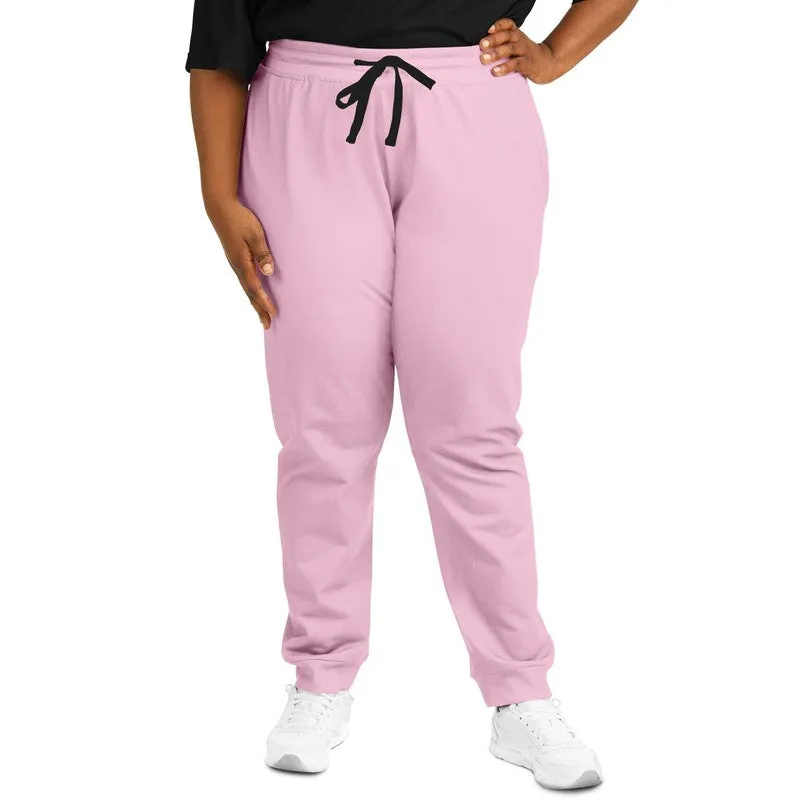 Pale Pastel Magenta Joggers | Unisex | with PLUS sizes | Bright Pale Pastel Magenta | C0M30Y0K0