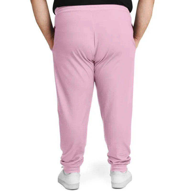 Pale Pastel Magenta Joggers | Unisex | with PLUS sizes | Bright Pale Pastel Magenta | C0M30Y0K0