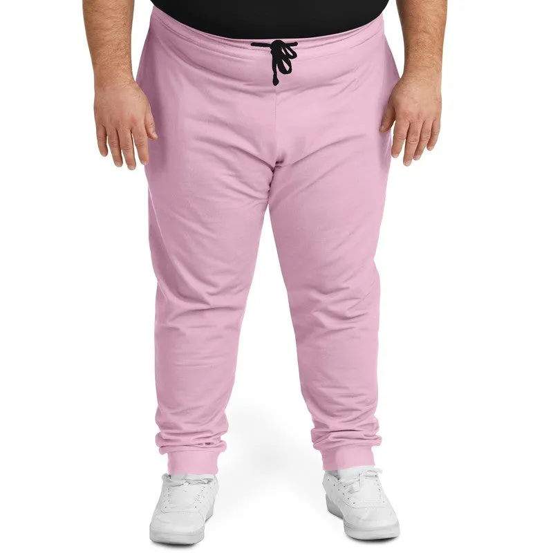 Pale Pastel Magenta Joggers | Unisex | with PLUS sizes | Bright Pale Pastel Magenta | C0M30Y0K0