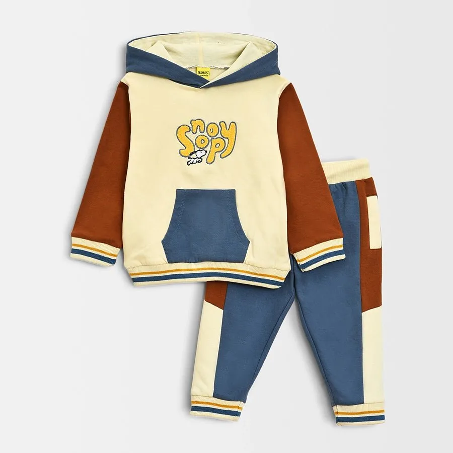 Peanuts™Fleece Sweatshirt with Pyjama Set for Kids