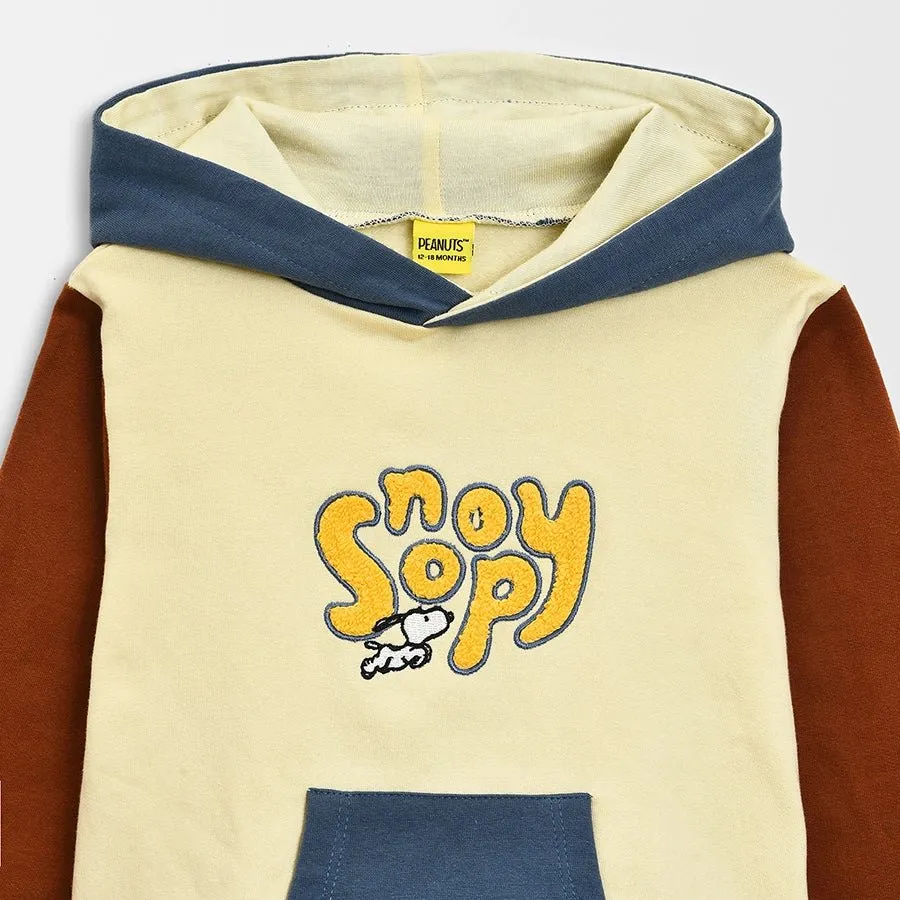 Peanuts™Fleece Sweatshirt with Pyjama Set for Kids