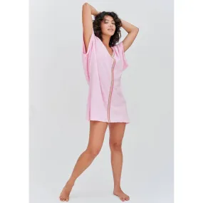 Pitusa Mini Pima Abaya Tunic Cover Up - Light Pink
