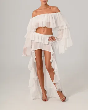 Rebecca Skirt in Ivory