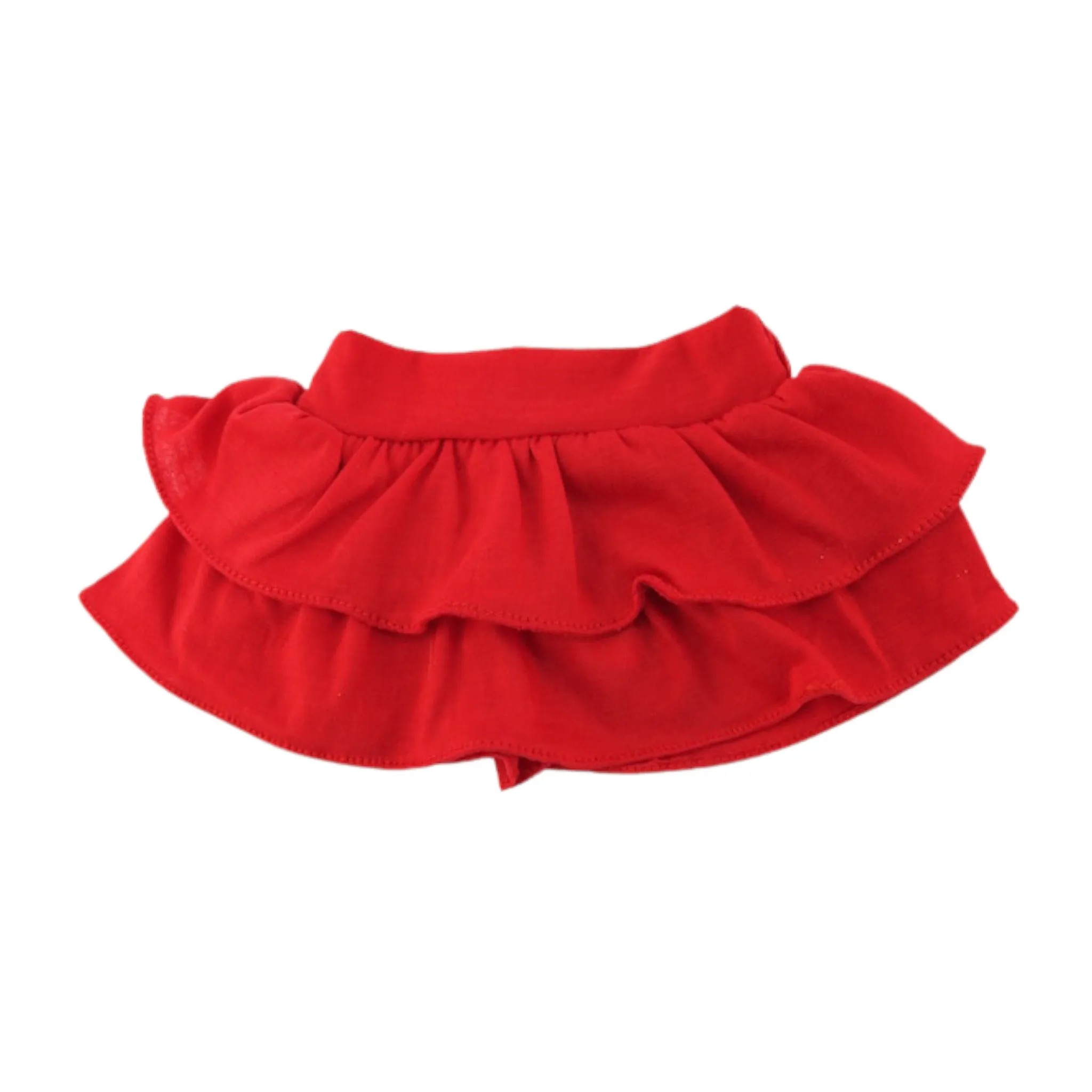 Red Layered Skirt for 18-inch dolls