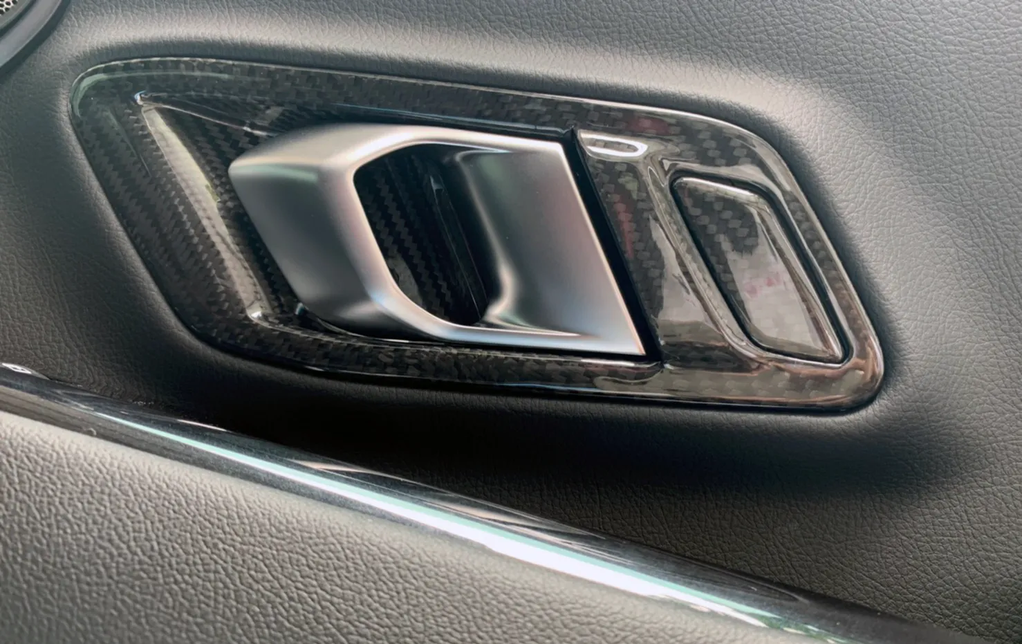 Rexpeed Dry Carbon Inner Door Handle Cover (MK5 Supra)