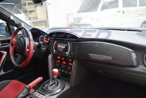 Rexpeed Dry Carbon Radio/Dash Trim Cover (13-21 BRZ/FRS)