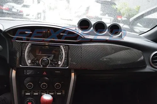 Rexpeed Dry Carbon Radio/Dash Trim Cover (13-21 BRZ/FRS)