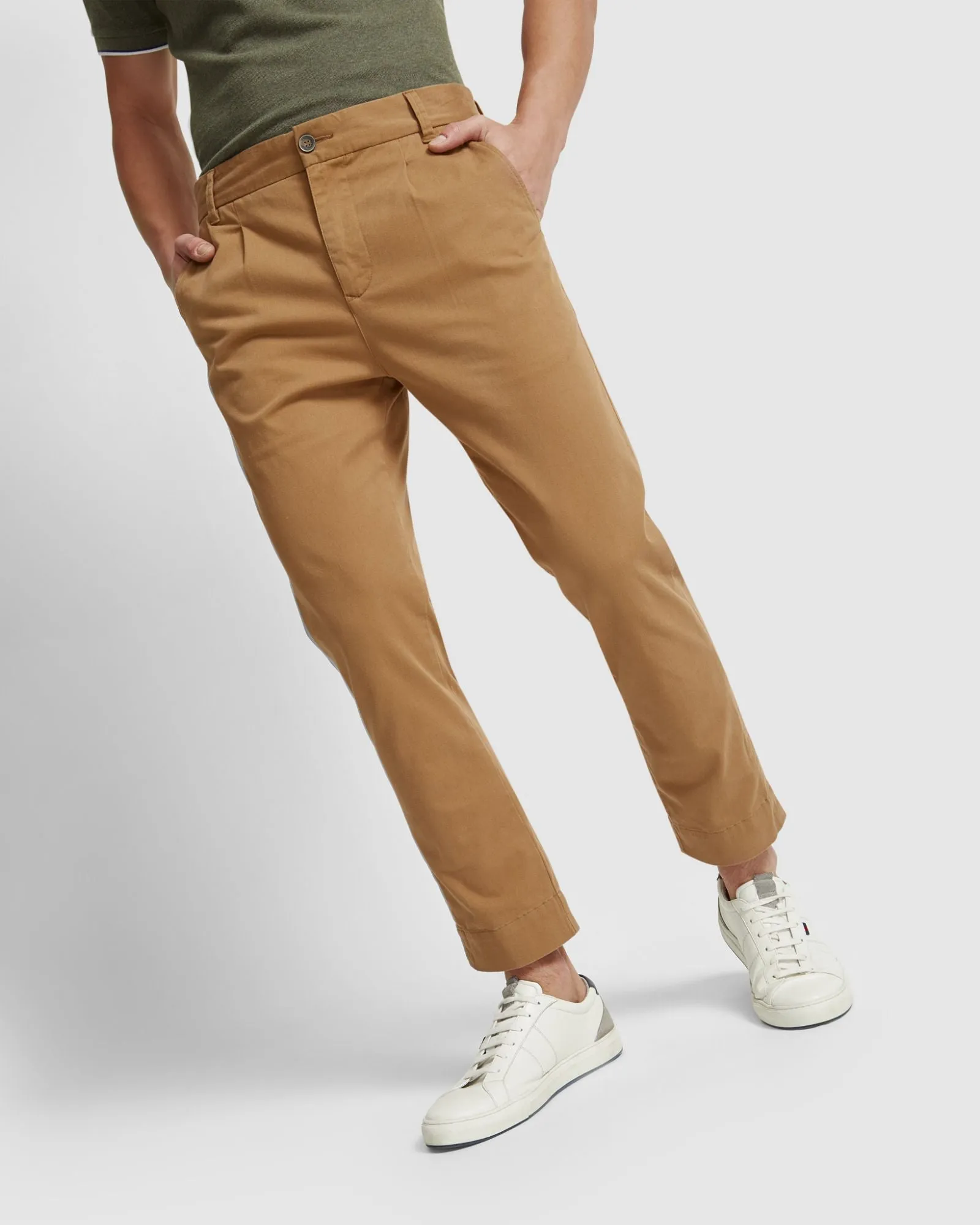 Ryan Organic Cotton Cuffed Chino