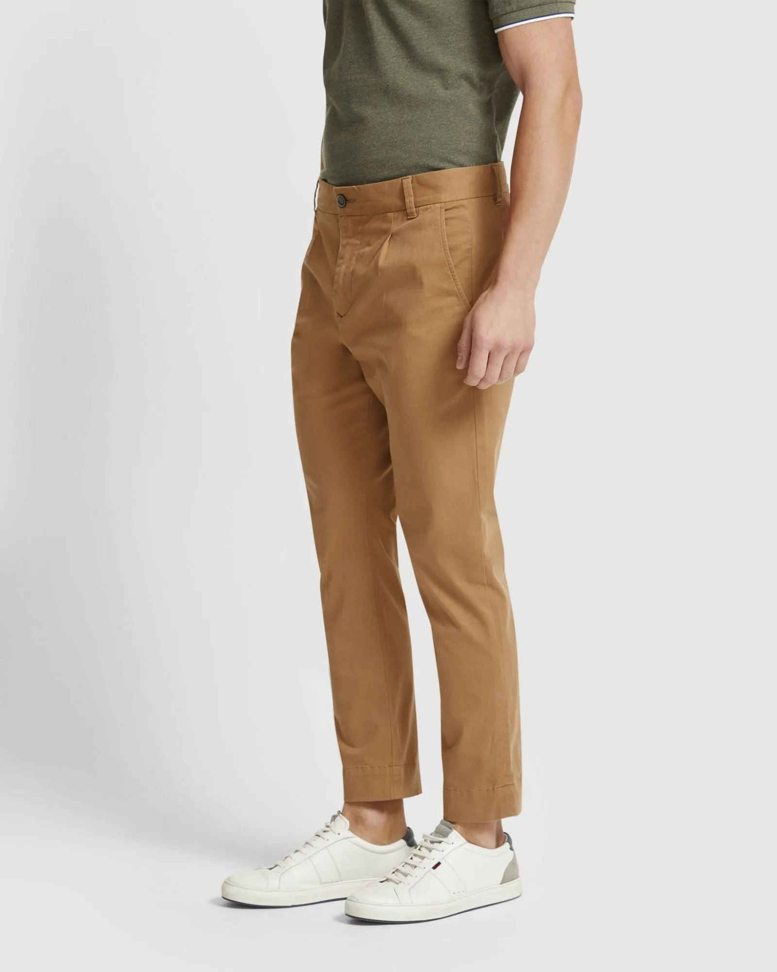 Ryan Organic Cotton Cuffed Chino