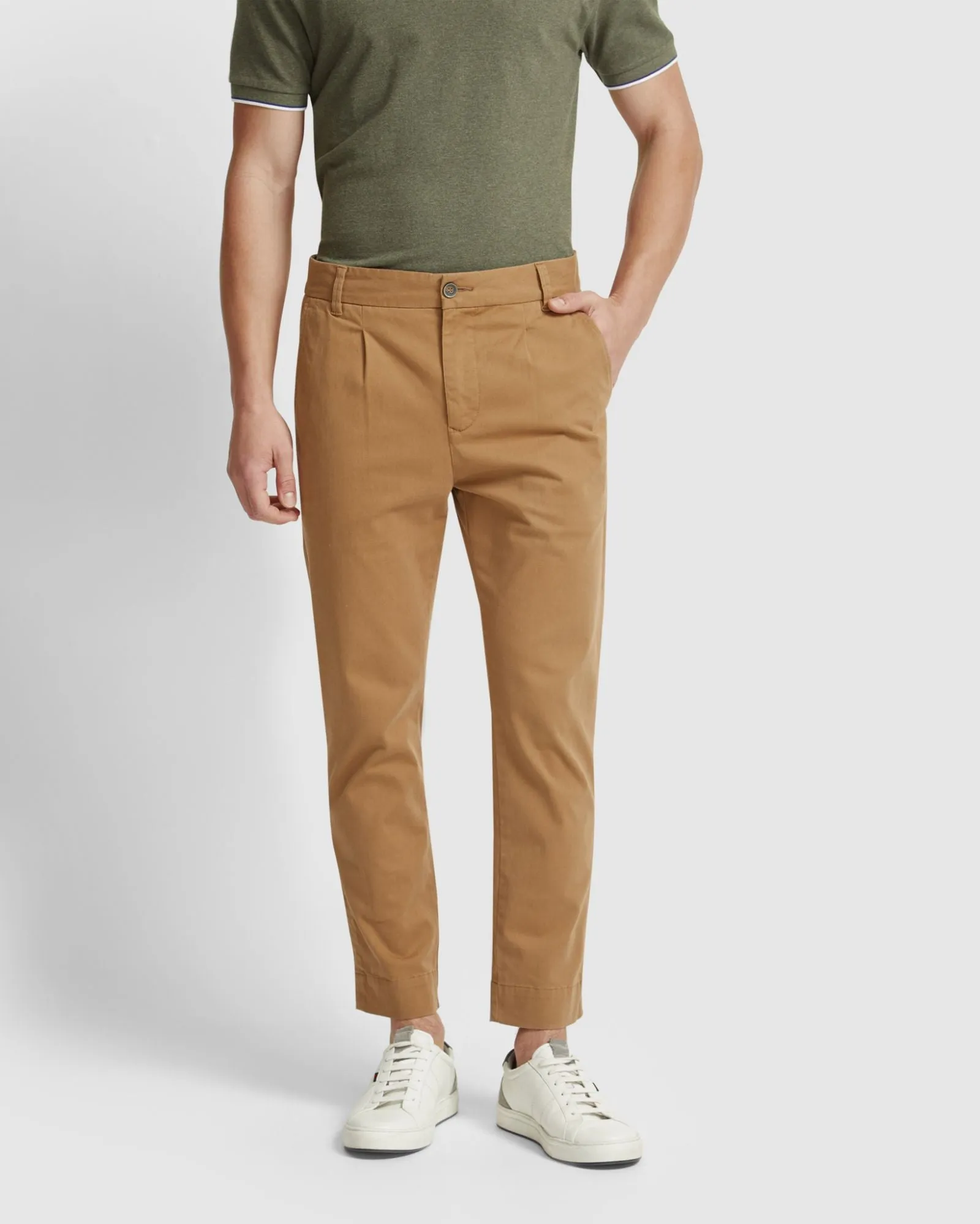 Ryan Organic Cotton Cuffed Chino
