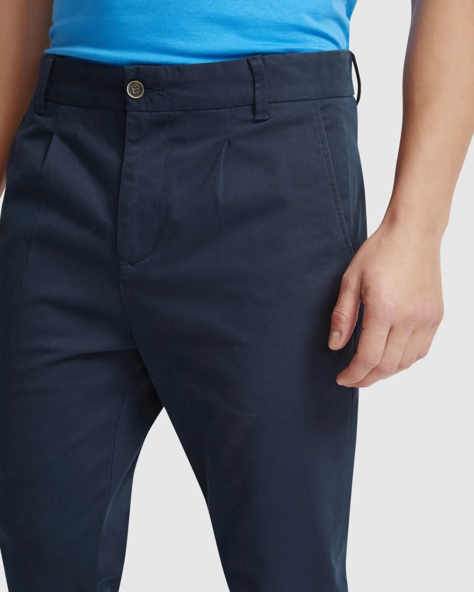 Ryan Organic Cotton Cuffed Chino