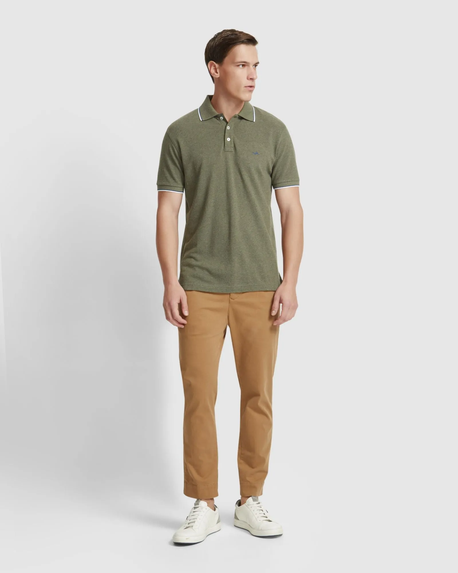 Ryan Organic Cotton Cuffed Chino