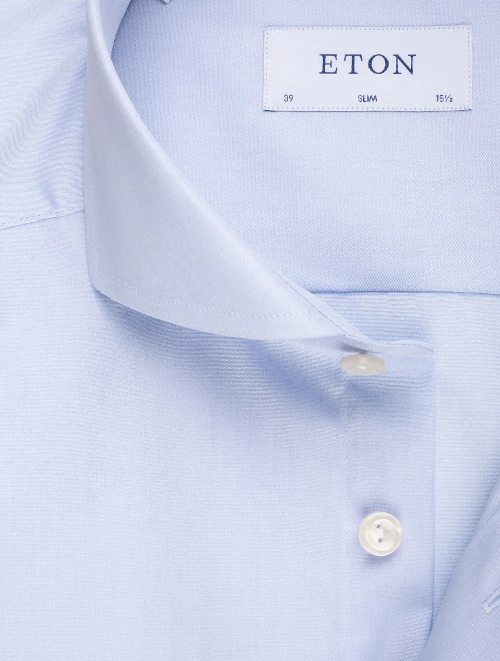 Slim Fit Extreme Cut Away Shirt Blue