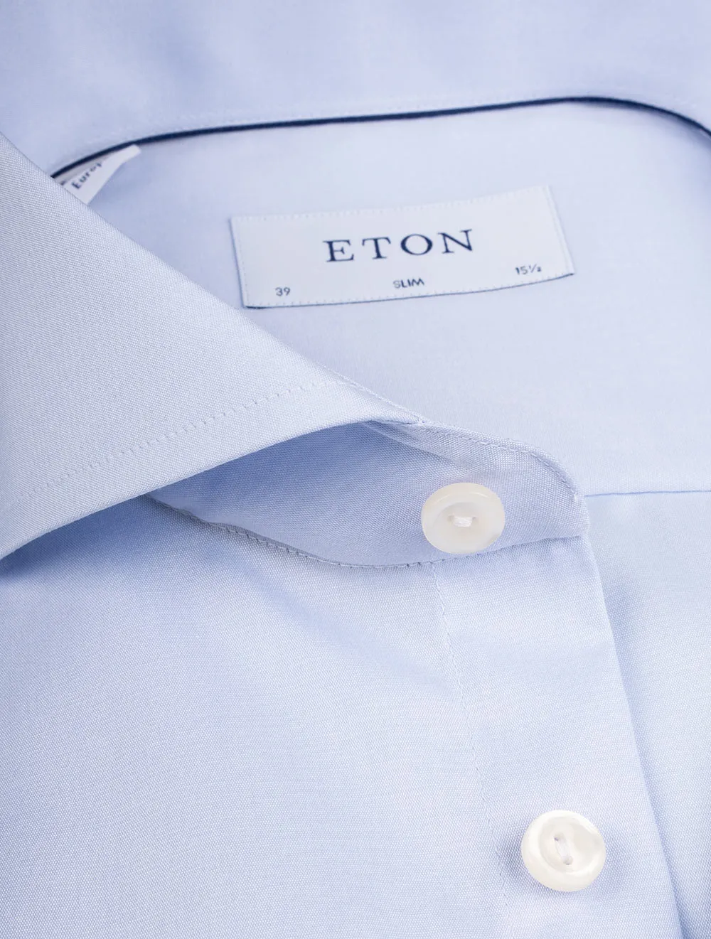 Slim Fit Extreme Cut Away Shirt Blue