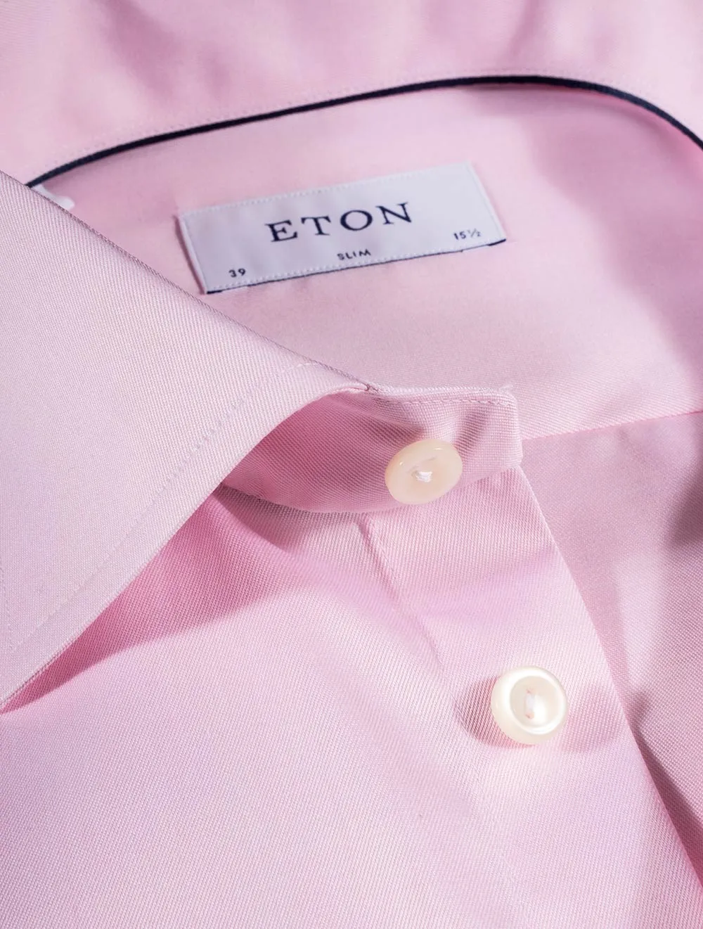 Slim Fit Single Cuff Shirt Pink