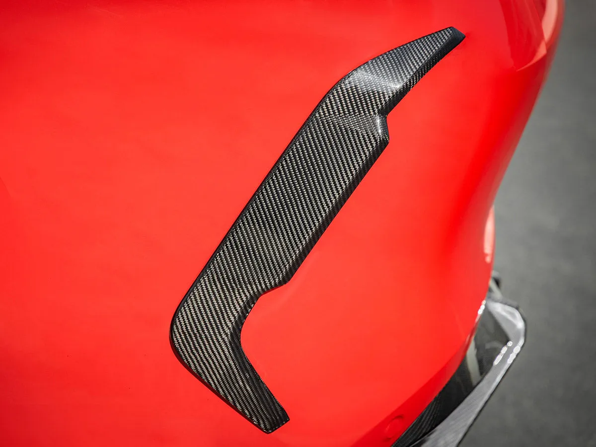 SQ-Aero Carbon Fiber Rear Bumper Vent Trim Set - F96 X6M