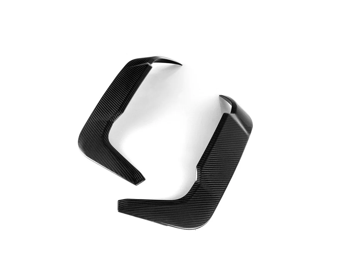 SQ-Aero Carbon Fiber Rear Bumper Vent Trim Set - F96 X6M