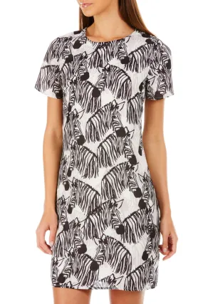 Sugarhill Boutique Women's Lara Zebra Party Tunic Dress