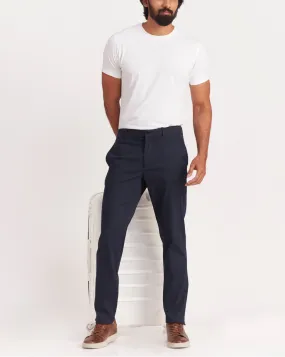 Tapered Fit Luxe Chinos - Navy