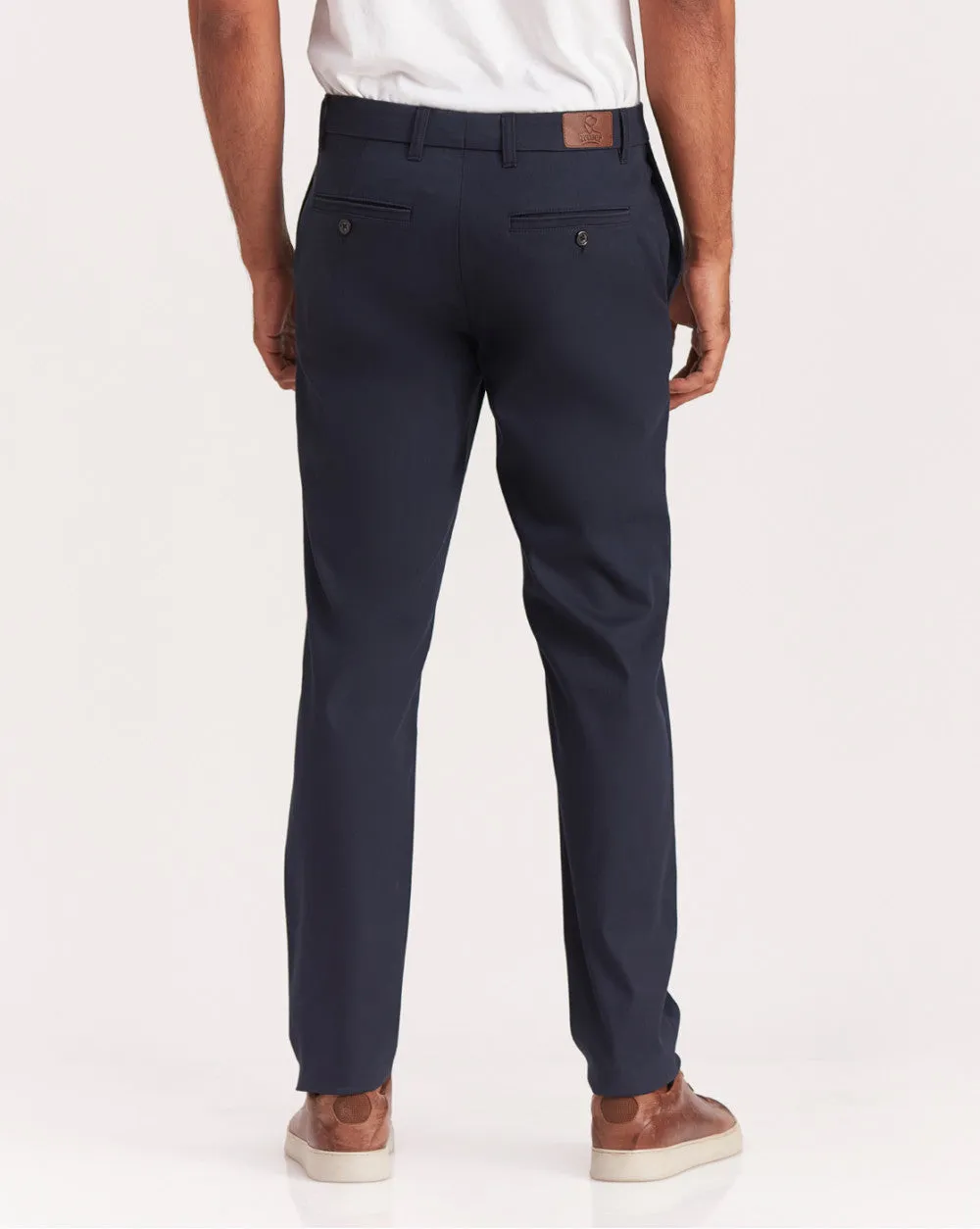 Tapered Fit Luxe Chinos - Navy