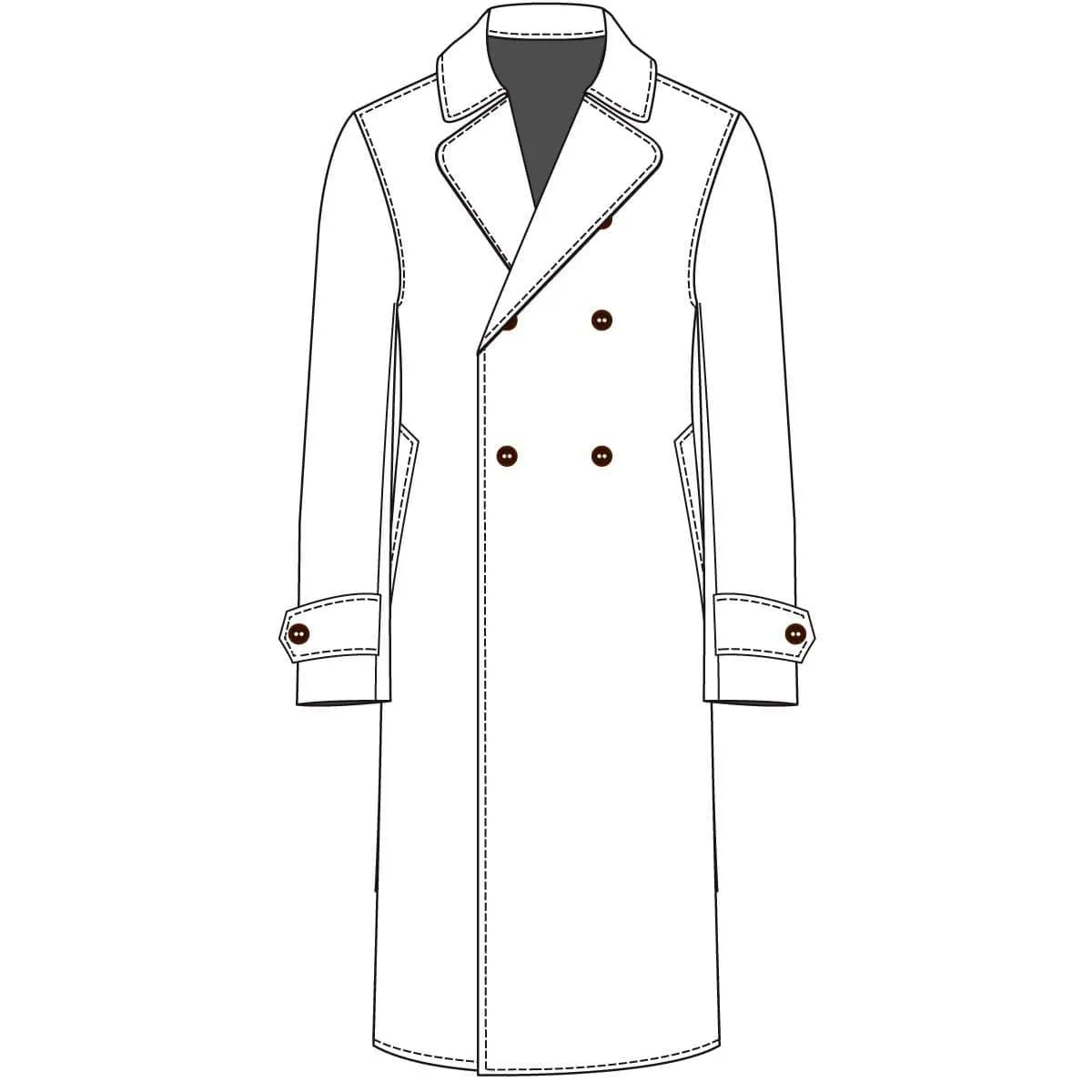 The Stately Overcoat | Rich Navy